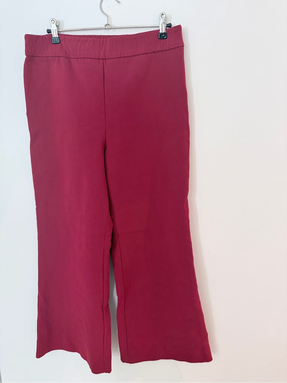 Women’s  Reformation side zip red pant, some stretch size medium